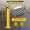 VEVOR 42"x5.5" Safety Bollard, 5-1/2" OD 42" Height Safety Barrier Bollard, Yellow Powder Coat Pipe Steel Safety Barrier, with 4 Free Anchor Bolts, for Traffic-Sensitive Area