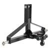 VEVOR 3 Point Trailer Hitch with 2 in Receiver, 3pt Quick Hitch Attachment, Heavy Duty Tractor Tow Drawbar Adapter, Compatible with Kubota, Mahindra, Ford, Yanmar, John Deere, Massey Ferguson