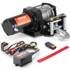 VEVOR Electric Winch, 4000 lb Line Pull Capacity, 12V DC ATV/UTV Winch with Φ3/16 in x 39 ft 7 Strands Steel Cable Roller Fairlead Wireless & Wired Remote Control, IP55 Waterproof for Towing UTV ATV