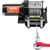 VEVOR Electric Winch, 3000 lb Line Pull Capacity, 12V DC ATV/UTV Winch with Φ3/16 in x 39 ft 7 Strands Steel Cable Roller Fairlead Wired Remote Control, IP55 Waterproof for Towing UTV ATV Off-Road