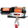 VEVOR Electric Winch, 3500 lb Line Pull Capacity, 12V DC ATV/UTV Winch with Φ3/16 in x 39 ft 12 Strands Synthetic Rope Aluminum Fairlead Wired Remote Control, IP55 Waterproof for Towing UTV ATV Boat