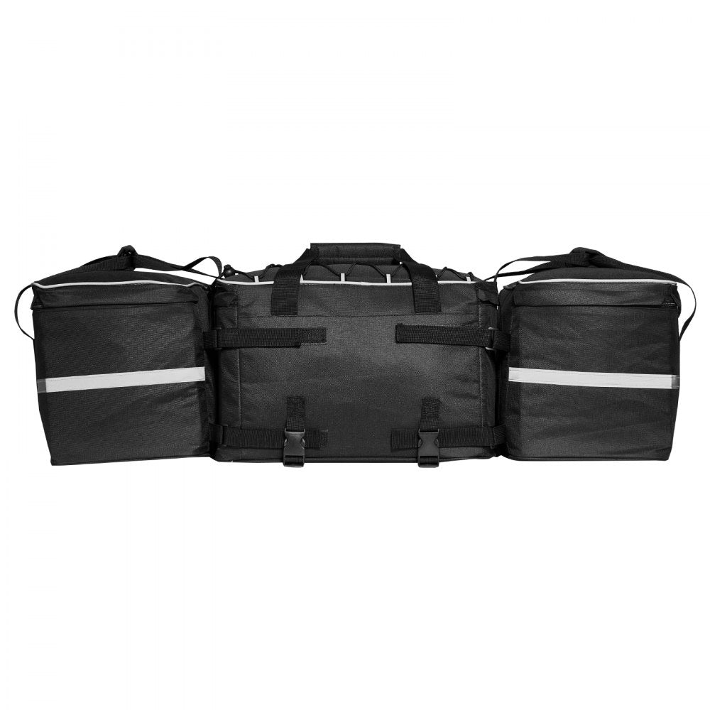 VEVOR ATV Rear Storage Bag, 54L ATV Rear Cargo Bag with 16L Cooler Insulated Bag, 600D Oxford Cloth Storage Rear Rack Seat Bag Fit Most ATVs with Rear Rack, Compatible with ATV, UTV, Can-Am Vehicles