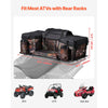 VEVOR ATV Rear Storage Bag, 68L ATV Rear Cargo Bag with Sponge Seat Cushion & Bottle Holder, 600D Oxford Cloth Storage Rear Rack Seat Bag Fit Most ATVs with Rear Rack, Compatible with ATV, UTV, Can-Am