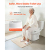 VEVOR Raised Toilet Seat, 300 lbs Load Capacity, 3.5-Inch Lift Height, Commode Elevated Toilet Seat Riser with Enlarged Opening for Seniors, Elderly, Handicap, Disabled, Adults, Fits Elongated Bowl
