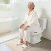 VEVOR Raised Toilet Seat, 300 lbs Load Capacity, 3.5-Inch Lift Height, Commode Elevated Toilet Seat Riser with Enlarged Opening for Seniors, Elderly, Handicap, Disabled, Adults, Fits Elongated Bowl