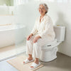 VEVOR Raised Toilet Seat, 300 lbs Load Capacity, 3.5-Inch Lift Height, Commode Elevated Toilet Seat Riser with Enlarged Opening for Seniors, Elderly, Handicap, Disabled, and Adults, Fits Round Bowl