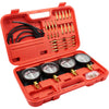 Bestauto Fuel Vacuum Carburetor Synchronize Tool Kit Fuel Vacuum Carburetor Synchronizer carb sync Gauge Set with Rubber Hose