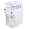 VEVOR Commercial Ice Shaver Crusher, 220lbs Per Hour Electric Snow Cone Maker with 8L Ice Cube Box, 350W 1500RPM Tabletop Shaved Ice Machine for Parties Events Bar, Home and Commercial Use (White)