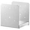 VEVOR 6"x 6" Post Base, 1Pcs Stainless Steel Adjustable Post Anchor Bracket(Internal 5.9 x 5.5"), Adjustable Post Base for Pavilion Deck Porch Handrail Railing Support Decorative Anchor Plate
