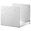 VEVOR 8"x 8" Post Base, 4Pcs Stainless Steel Adjustable Post Anchor Bracket(Internal 7.8 x 7.3"), Adjustable Post Base for Pavilion Deck Porch Handrail Railing Support Decorative Anchor Plate
