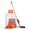 VEVOR Battery Powered Backpack Sprayer, 0-90 PSI Adjustable Pressure, 4 Gallon Tank, Back Pack Sprayer with 8 Nozzles and 2 Wands, 12V 8Ah Battery, Wide Mouth Lid for Weeding, Spraying, Cleaning