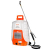 VEVOR Battery Powered Backpack Sprayer, 0-90 PSI Adjustable Pressure, 4 Gallon Tank, Back Pack Sprayer with 8 Nozzles and 2 Wands, 12V 8Ah Battery, Wide Mouth Lid for Weeding, Spraying, Cleaning