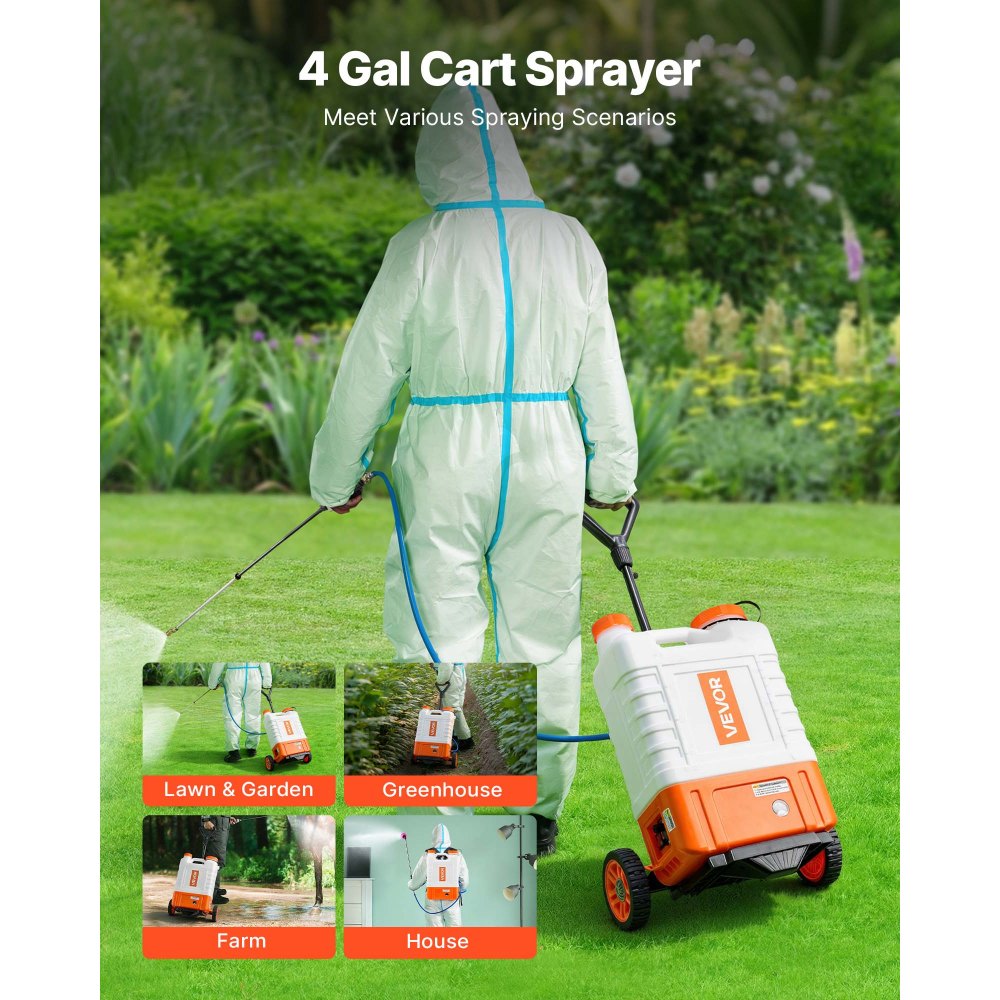 Vevor Backpack Sprayer with Cart