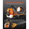VEVOR Backpack Leaf Blower, 43CC 2-Stroke Engine Gas Powered Leaf Blower with 1.38L Fuel Tank, 447 CFM Air Volume, 150 MPH Air Speed, Ideal for Lawn Care, Leaves Cleaning, Yard Debris & Snow Removal
