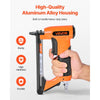 VEVOR Pneumatic Staple Gun, 20 Gauge Air Upholstery Stapler for 50 Series Fine Wire Staples 1/2" Crown 1/4"-5/8" Length, Max 110PCS Loading Air Staple Gun for Upholstering, Woodworking, DIY Projects