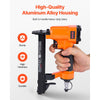 VEVOR Pneumatic Staple Gun, 22 Gauge Pneumatic Upholstery Stapler for 71 Series Fine Wire Staples 3/8-inch Crown 5/32"-5/8" Length, 70-110 PSI Air Staple Gun for Woodworking, Upholstering, DIY Project