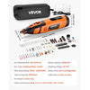 VEVOR 119-Piece Cordless Rotary Tool Kit, DC12V Portable Mini Power Rotary Tool, 28-Level Speed 5000-32000 RPM Multi-Purpose DIY Tools for Engraving, Sanding, Polishing, Carving, Cutting, DIY Crafts