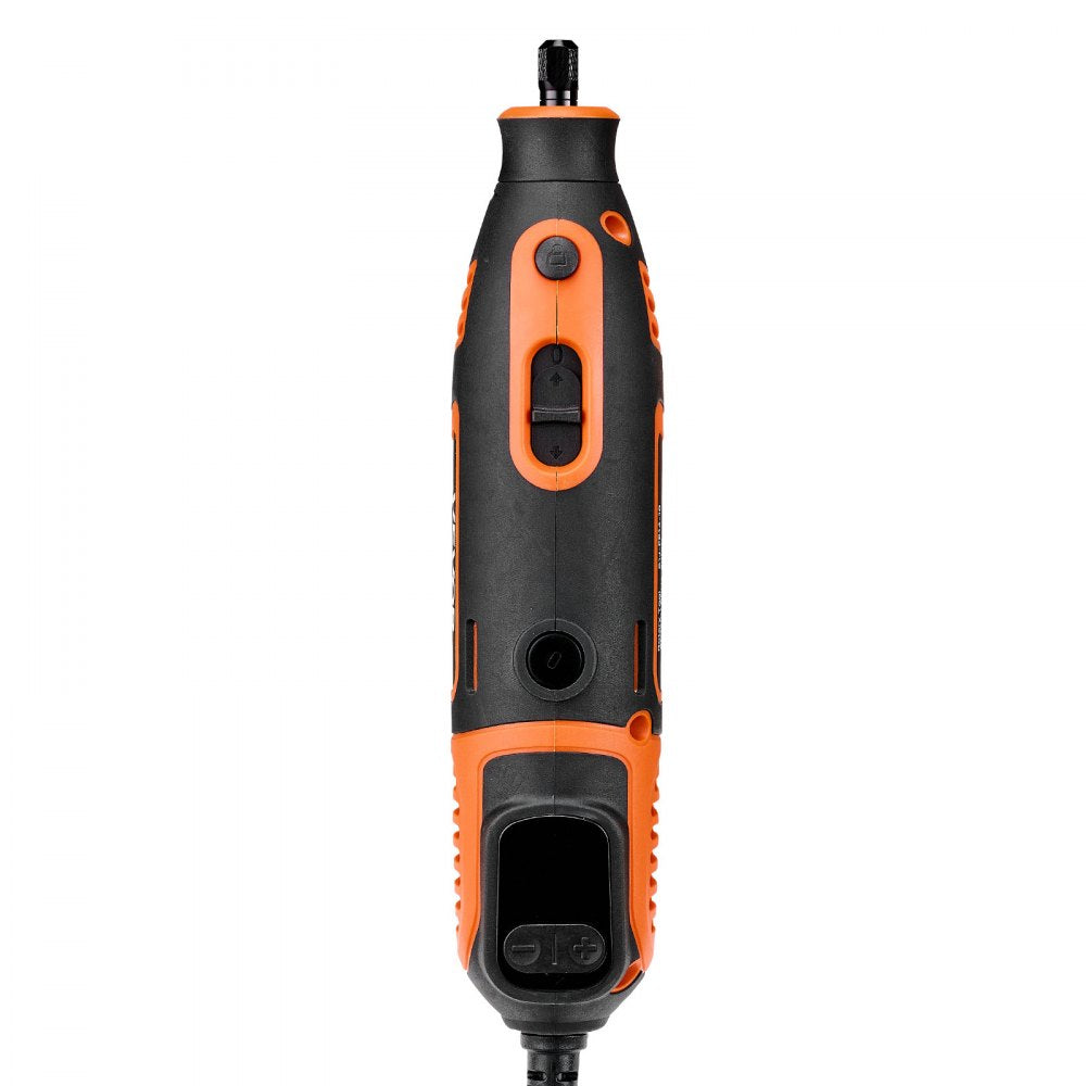 VEVOR 51-Piece Rotary Tool Kit, 200W Mini Power Rotary Tool Corded, 8000-40000RPM Multi-Purpose DIY Tools with Universal Chuck for Engraving, Sanding, Grinding, Polishing, Cutting, DIY Crafts
