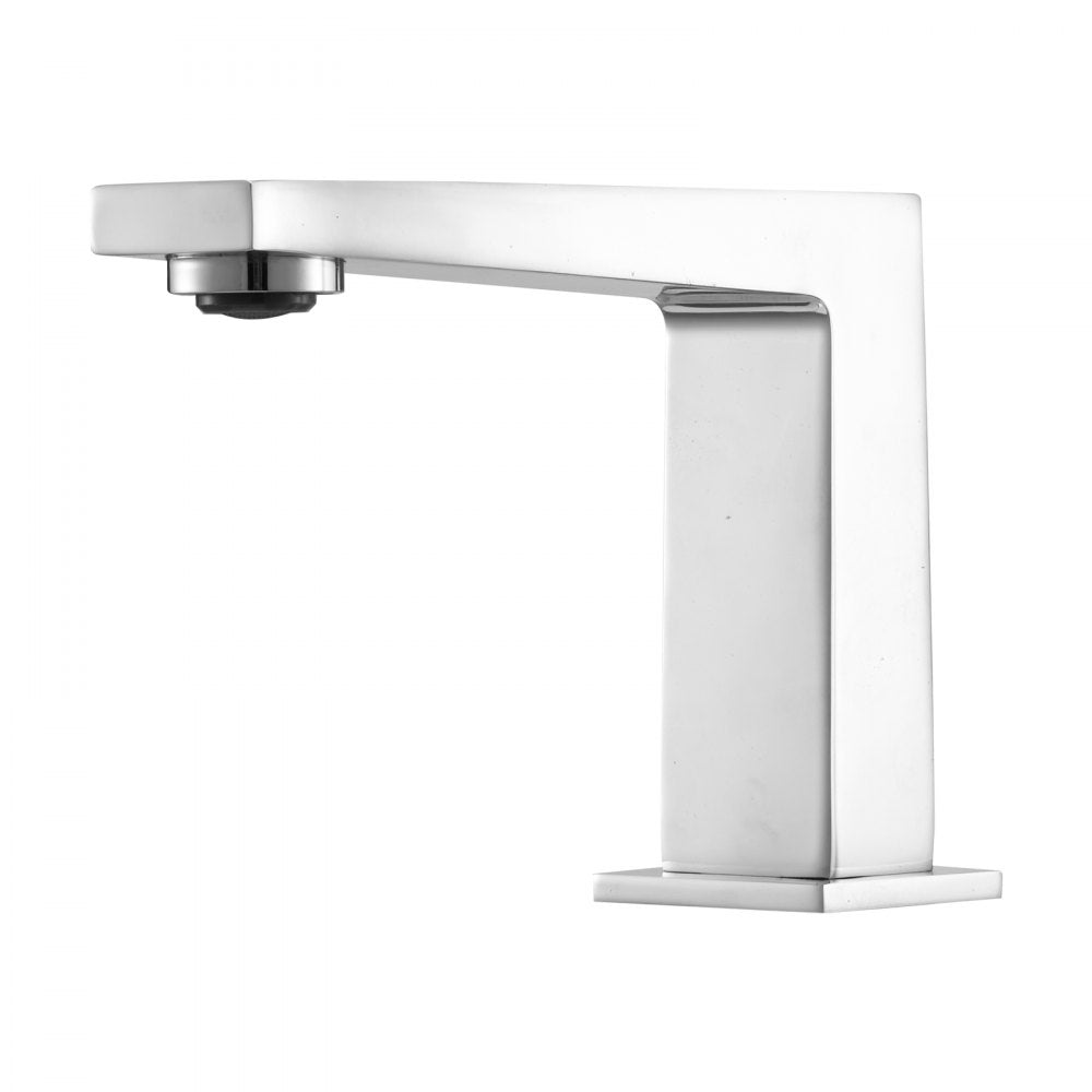 VEVOR Roman Tub Faucet, 3 Hole Waterfall Bathtub Faucet, Bath Tubs Faucets Set with 2 Handles, Roman Tub Faucets Deck Mount for Pet Washing, Baby Care, Adult Bathing, Silver, Right-Angle Tub Faucet