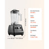 VEVOR Blender for Smoothies, 61 oz 1400W, Professional Blender with Powerful Motor, Multi-Functional Food Processing Blender for Smoothie/Milkshake/Juice, Fits for Kitchen