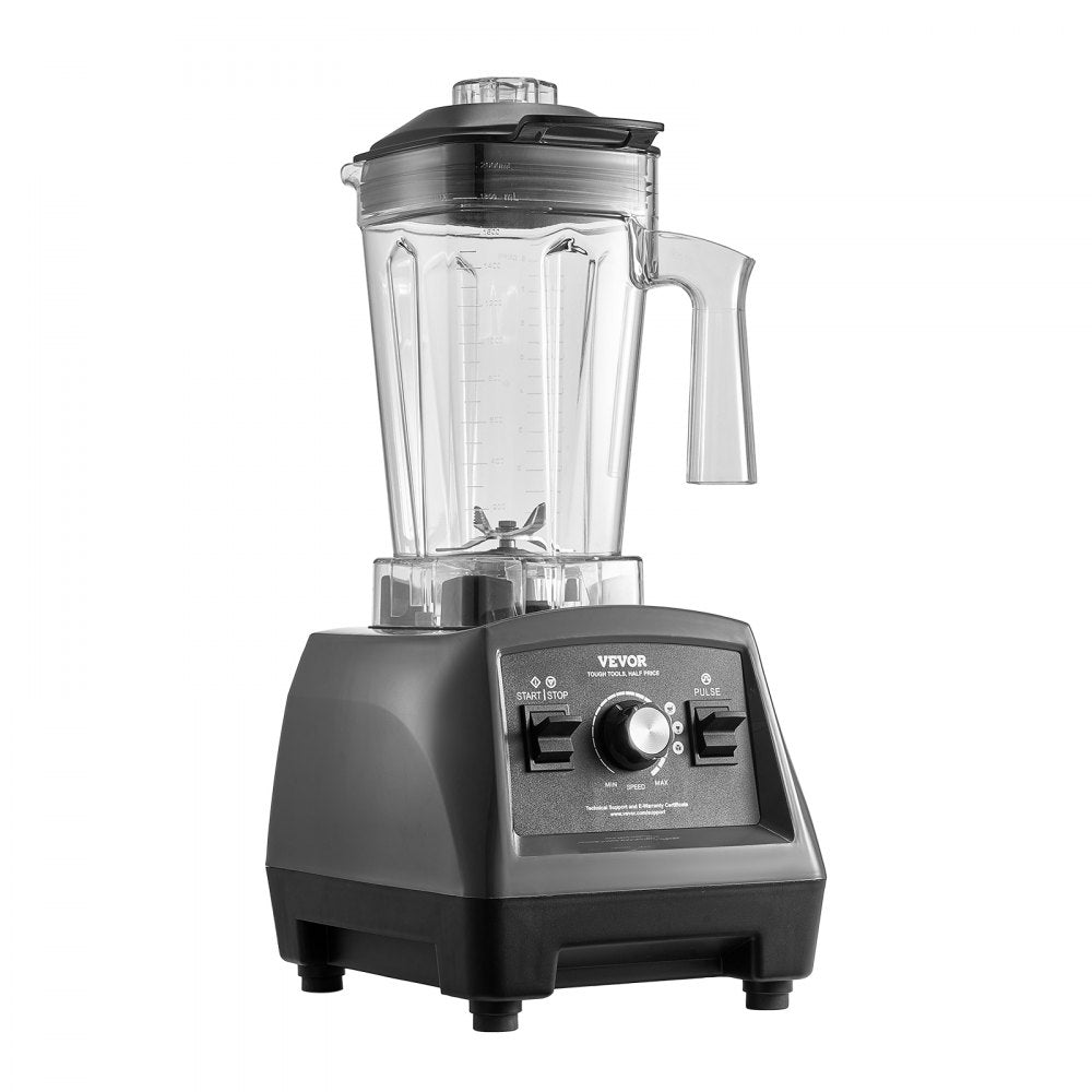 VEVOR Blender for Smoothies, 61 oz 1400W, Professional Blender with Powerful Motor, Multi-Functional Food Processing Blender for Smoothie/Milkshake/Juice, Fits for Kitchen
