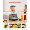VEVOR Blender for Smoothies, 61 oz 1400W, Professional Blender with Powerful Motor, Multi-Functional Food Processing Blender with 2 Cups for Smoothie/Milkshake/Juice, Fits for Kitchen