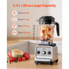 VEVOR Blender for Smoothies, 85 oz 1400W, Professional Blender with Powerful Motor, Multi-Functional Food Processing Blender with 2 Cups for Smoothie/Milkshake/Juice, Fits for Kitchen