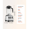 VEVOR Blender for Smoothies, 85 oz 1400W, Professional Blender with Powerful Motor, Multi-Functional Food Processing Blender with 2 Cups for Smoothie/Milkshake/Juice, Fits for Kitchen