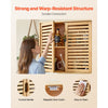 VEVOR Bathroom Wall Cabinet, 2 Doors and Adjustable Shelf with 3 Height Levels, Over the Toilet Storage Medicine Cabinet Wall Mounted, Hanging Organizer with Shelves for Laundry Room Kitchen Restroom
