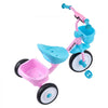 VEVOR Toddler Tricycle for 2-5 Year Old, Kids Trike with Adjustable Seat, Storage Basket, Carbon Steel Frame, Handlebar Grips for Outdoor Play, Tricycle for Toddlers, Birthday Toy for Boys and Girls