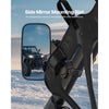 VEVOR Cab Enclosure Upper Doors, Compatible with Can-Am Maverick X3 2-Seater 2017-2025, Soft Upper Doors, Windproof Upgraded Zipper UTV Soft Side Window Kit, Work with Side Mirrors and Windshields