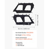 VEVOR Cab Enclosure Upper Doors, Compatible with Kawasaki Teryx4 2012-2022, Soft Upper Doors, Windproof & Waterproof Upgraded Zipper UTV Soft Side Window Kit, Work with Roof and Partial Windshields