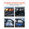 VEVOR Cab Enclosure Upper Doors, Compatible with Polaris RZR PRO 2020-2024/Polaris RZR Turbo2022-2024, Soft Upper Doors, Upgraded Zipper UTV Soft Side Window Kit, Fit with Side Mirrors and Windshields