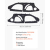 VEVOR Cab Enclosure Upper Doors, Compatible with Polaris RZR PRO 2020-2024/Polaris RZR Turbo2022-2024, Soft Upper Doors, Upgraded Zipper UTV Soft Side Window Kit, Fit with Side Mirrors and Windshields