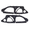 VEVOR Cab Enclosure Upper Doors, Compatible with Polaris RZR PRO 2020-2024/Polaris RZR Turbo2022-2024, Soft Upper Doors, Upgraded Zipper UTV Soft Side Window Kit, Fit with Side Mirrors and Windshields