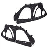VEVOR Cab Enclosure Upper Doors, Compatible with Polaris RZR PRO 2020-2024/Polaris RZR Turbo2022-2024, Soft Upper Doors, Upgraded Zipper UTV Soft Side Window Kit, Fit with Side Mirrors and Windshields