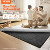 VEVOR Non-Slip Resistant Rug Pad, Protective Cushioning Carpet Pad, 2'x8' (7.875' Actual), 1/4"Thick, Dual Surface, Polyester Felt + Latex, 1-2㎡ Area Carpet Padding Rug Cushion Safe for All Floors