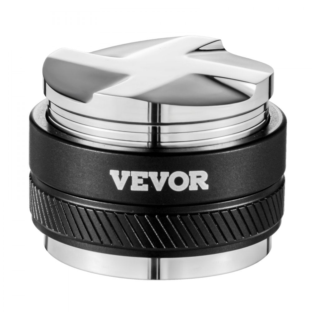 VEVOR Coffee Distributor 51mm, 2-in-1 Adjustable Espresso Distributor with Fan-Shaped Base, Coffee Distributor 304 Stainless Steel with Easy-to-Disassemble Design