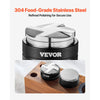 VEVOR Coffee Distributor 58mm, 2-in-1 Adjustable Espresso Distributor with Fan-Shaped Base, Coffee Distributor 304 Stainless Steel with Easy-to-Disassemble Design