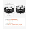 VEVOR Coffee Distributor 58mm, 2-in-1 Adjustable Espresso Distributor with Fan-Shaped Base, Coffee Distributor 304 Stainless Steel with Easy-to-Disassemble Design