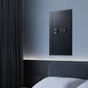 VEVOR Wall Safe, 3-Tier Hidden Wall Mounted Safe with Password & Key, Q235 Cold-Rolled Steel In-Wall Box with LED Lighting, 2 Adjustable Shelves & 5 Key Holders for Money, Jewelry, Passport, Black