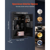 VEVOR Wall Safe, 3-Tier Hidden Wall Safe with Fingerprint, Password, Key & Turning Knob, Q235 Cold-Rolled Steel In-Wall Box with Adjustable Shelves & Key Holders for Money, Jewelry, Passport, Document