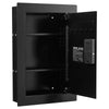 VEVOR Wall Safe, 3-Tier Hidden Wall Safe with Fingerprint, Password, Key & Turning Knob, Q235 Cold-Rolled Steel In-Wall Box with Adjustable Shelves & Key Holders for Money, Jewelry, Passport, Document