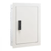 VEVOR 0.83 sq.ft Wall Safe, 3-Tier Hidden Wall Safe with Password, Key & Turning Knob, Q235 Cold-Rolled Steel In-Wall Box with Adjustable Shelves & Mounting Holes for Money, Jewelry, Passport, White
