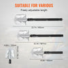 VEVOR Survival Shovel, 8 in 1 Camping Shovel Folding Multitool, Military Grade Portable Compact Tactical Shovel, Multifunction for Off-Roading, Camping, Hiking, Outdoor, Survivalist and Emergency