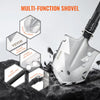 VEVOR Survival Shovel, 8 in 1 Camping Shovel Folding Multitool, Military Grade Portable Compact Tactical Shovel, Multifunction for Off-Roading, Camping, Hiking, Outdoor, Survivalist and Emergency