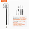 VEVOR Survival Shovel, 11 in 1 Camping Shovel Folding Multitool, Military Grade Portable Compact Tactical Shovel, Multifunction for Off-Roading, Camping, Hiking, Outdoor, Survivalist and Emergency