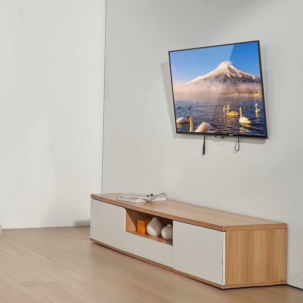 VEVOR Universal TV Wall Mount, Low Profile TV Mount Fits for Most 37-70 inch TVs, Tilt Wall Mount TV Brackets, Max VESA 600x400mm, Holds up to 132 lbs