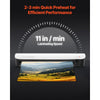 VEVOR Laminator Machine, Thermal Laminator for Max A3 Paper Size, 2-3 min Quick Warm Portable Laminator, 3-5 mil Thickness, Ideal for Home, Office, Business, or School Supplies, White + Black