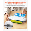 VEVOR Laminator Machine, Thermal Laminator for Max A4 Paper Size, 3-4 min Quick Warm Portable Laminator, 3-5 mil Thickness, Ideal for Home, Office, Business, or School Supplies, White + Grey